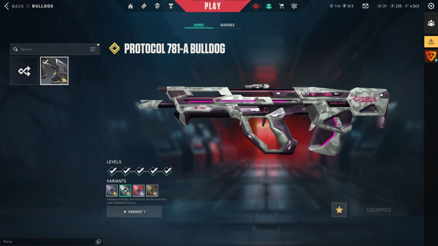 Conta de Valorant com Varias Skins | Skins Champions