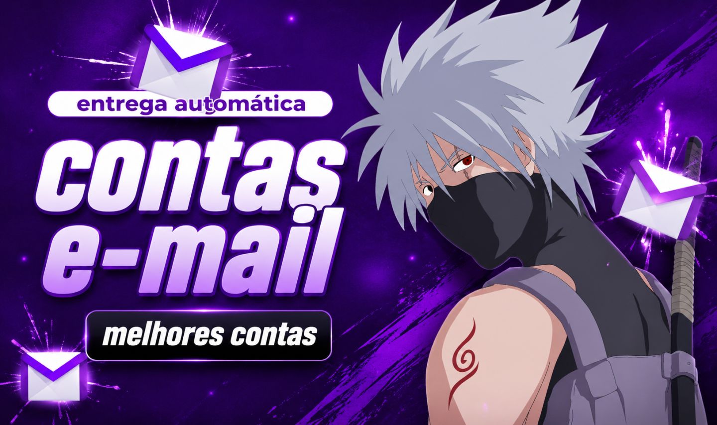 10 CONTAS E-MAIL!!! (ENTREGA AUTOMATICA)