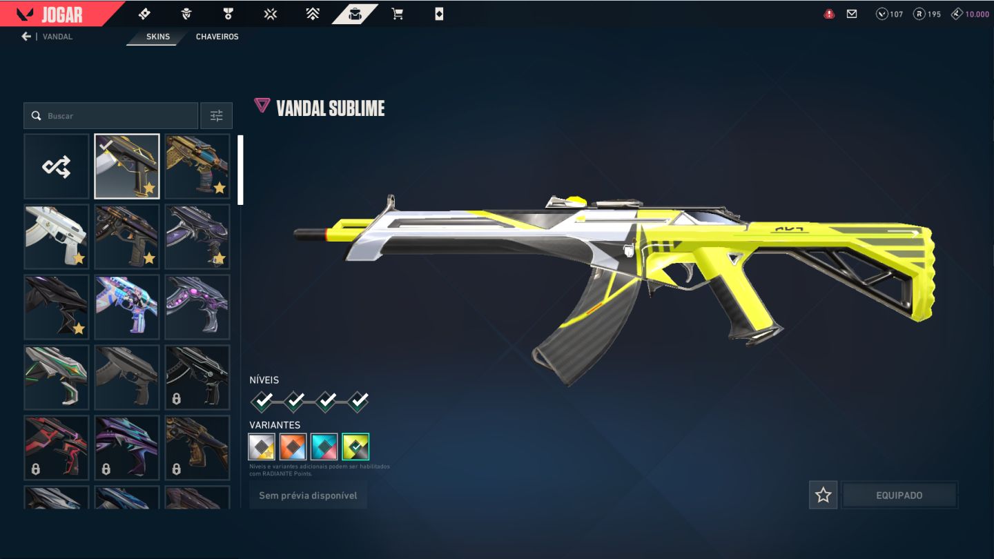 CONTA VALORANT VARIAS SKINS, FULL ACESSO