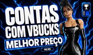CONTA DE FORTNITE COM VBUCKS - MELHOR PREÇO DO MERCADO - PROMOÇAO EXCLUSIVA!!!