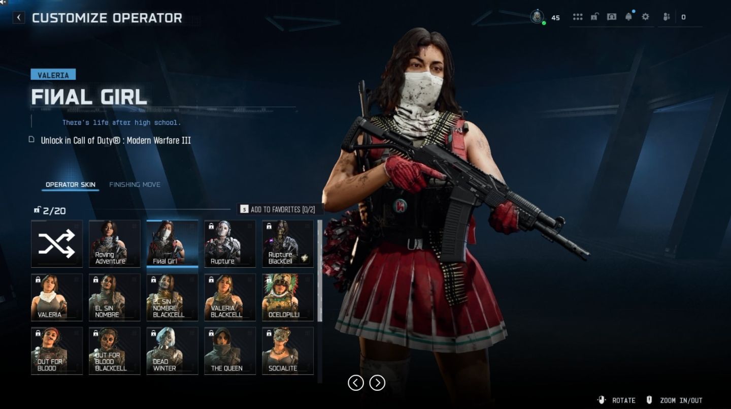 Conta Warzone com FrontMan, Dark metter, SamanthaPJ, Rick grimes, Michael myers
