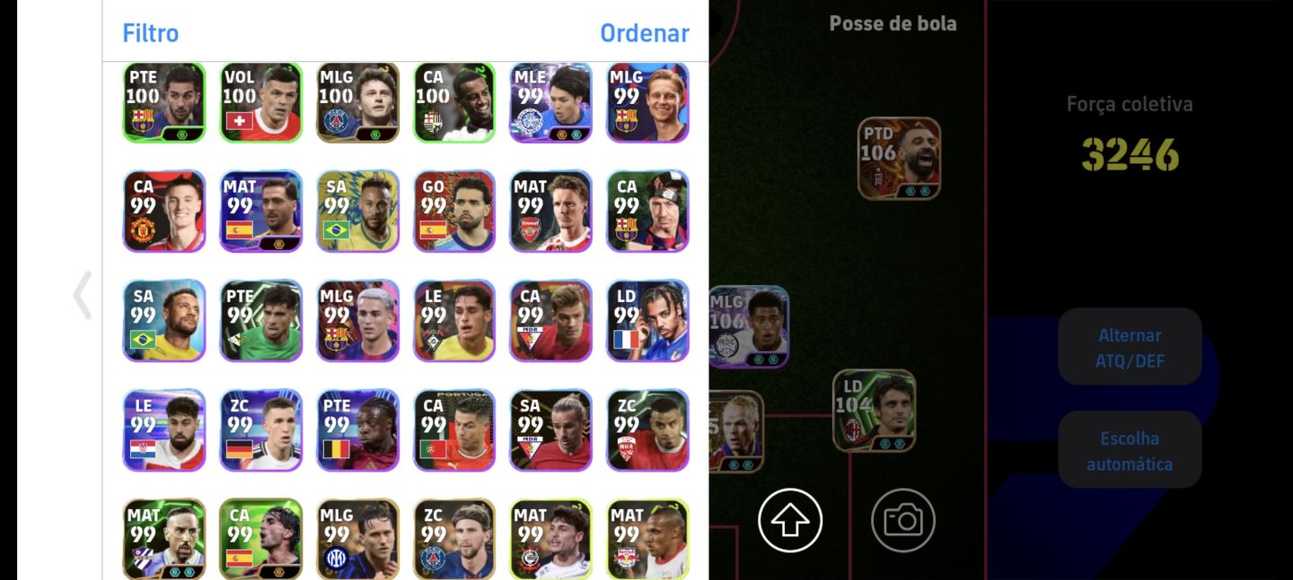 EFOOTBALL 3253 DE FORÇA
