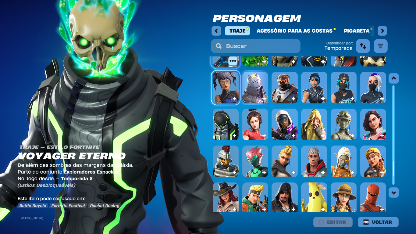 CONTA ANTIGA TEMPORADA 7 FORTNITE