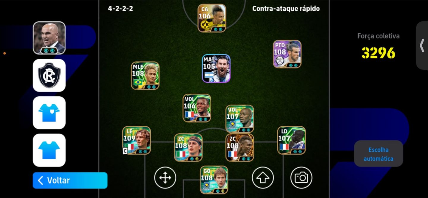 CONTA DE EFOOTBALL MOBILE GEMADA