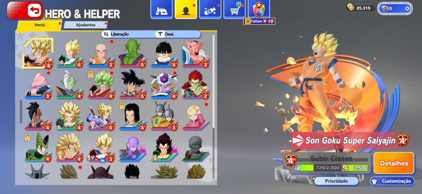Conta dragon ball gekishin squadra