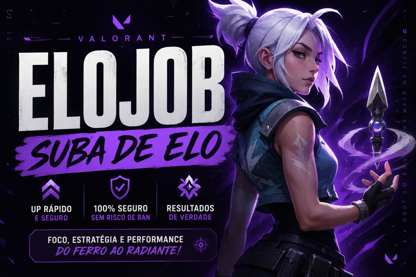 ELOJOB - DUOBOOST - SUBA DE RANK RAPIDO - VALORANT PROMOÇAO INICIO DE ATO