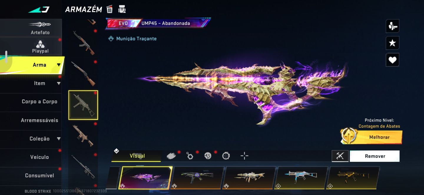 CONTA A VENDA BLOOD STRIKE CONTA COMPLETA GASTEI MAIS DE 20MIL NELA