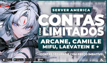 [30% DE DESCONTO] CONTAS ARKNIGHTS ENDFIELD REROLL COM PERSONAGENS