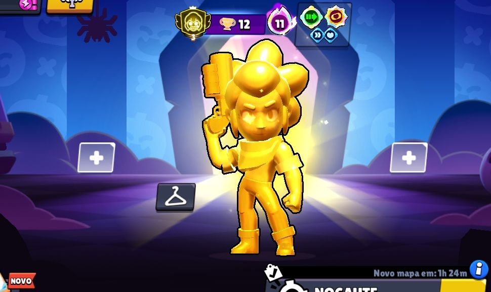 CONTA DE BRAWL STARS COM P3 NA SHELLY E MESTRE