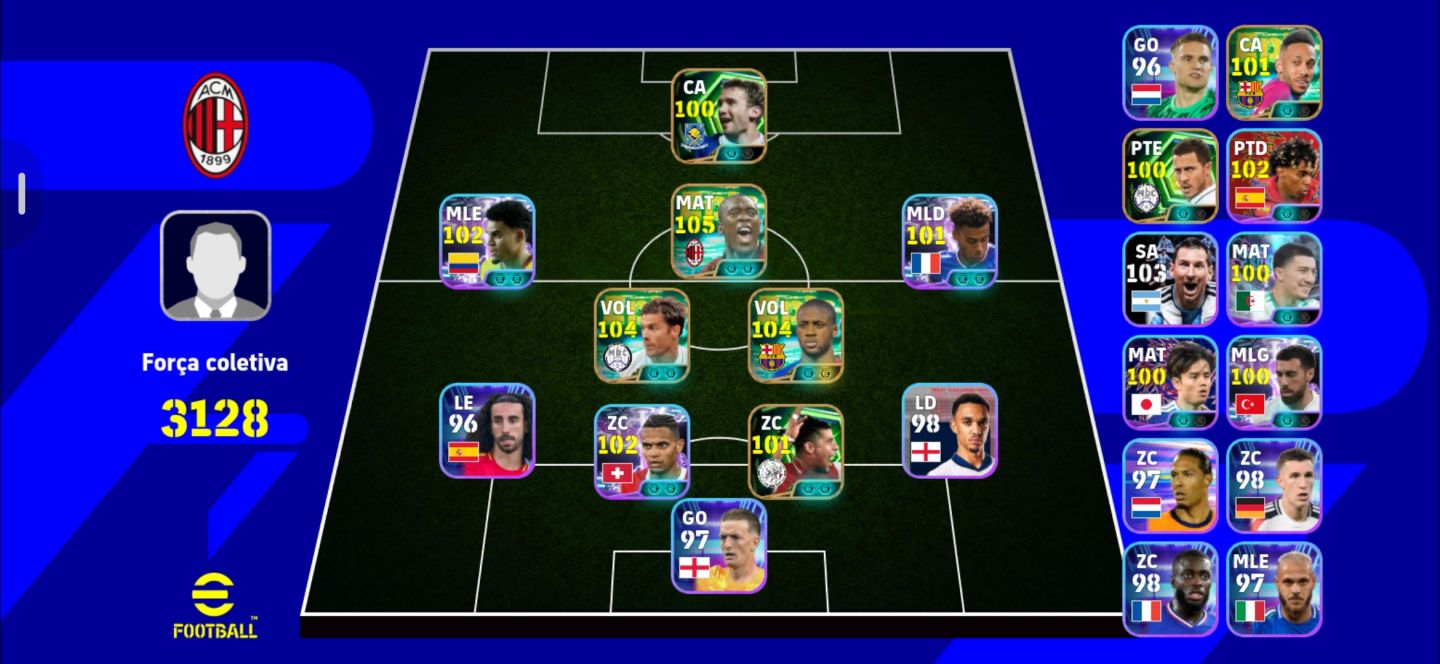 Yaya Toure, Xabi Alonso e Seedorf - eFootball