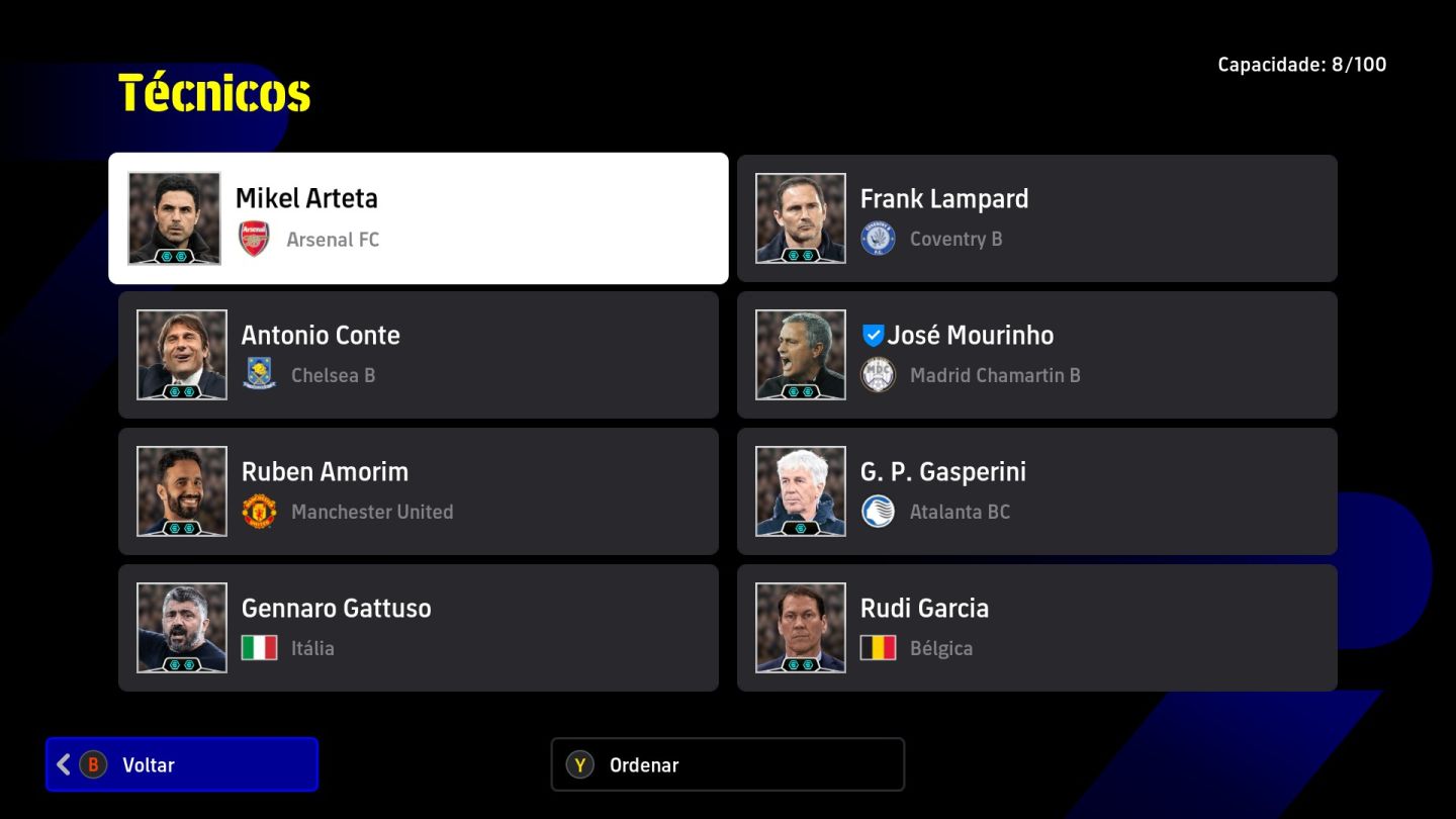 Conta eFootboll (steam) muitos jogadores meta