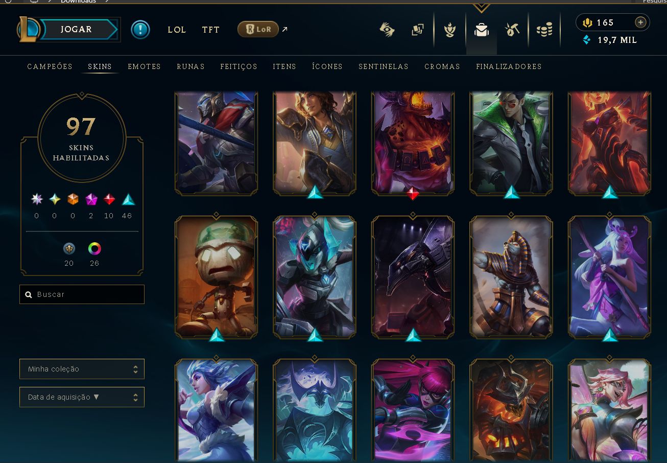 CONTA LOL + VALORANT