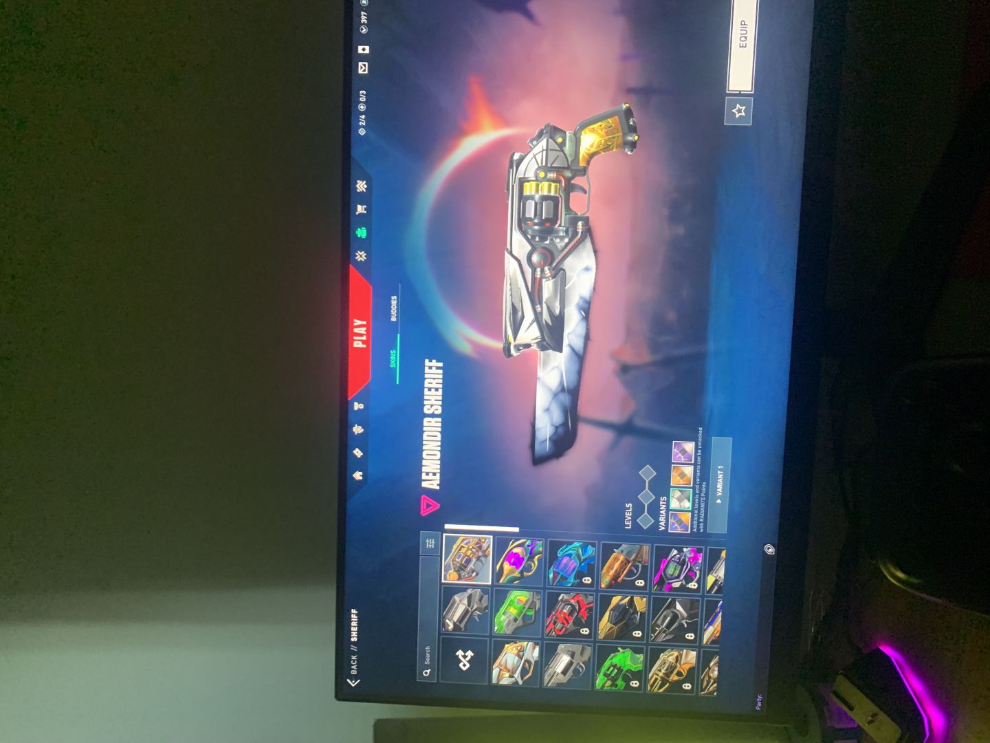 Conta com vandal,sheriff,ghost e spectre