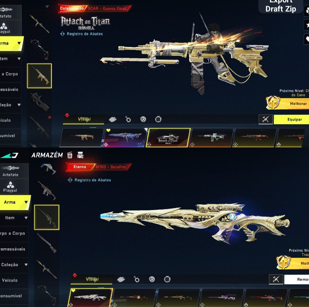 Conta BloodStriker | Armas Eterna | Armas Ultra | Skins de colab e Muito Mais