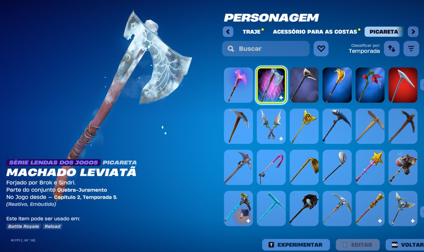 CONTA DE FORNITE COM VARIAS SKINS A VENDA