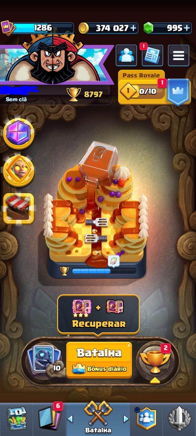 Conta de clash royale arena 21