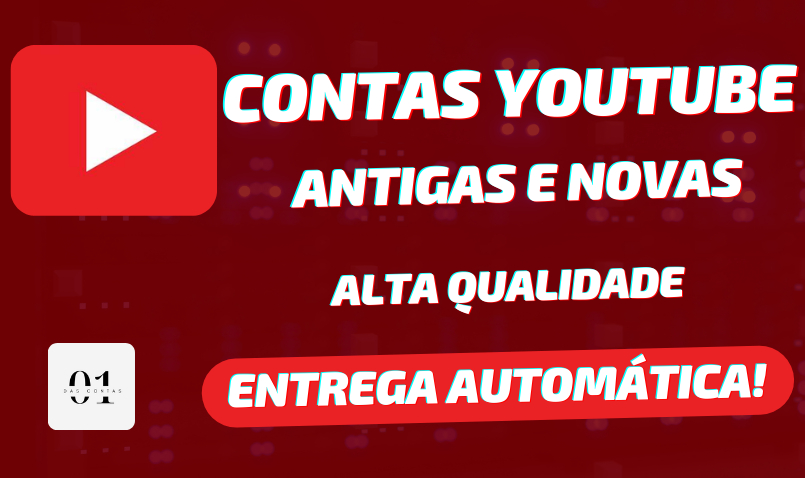 CONTAS YOUTUBE ANTIGAS E NOVAS | SEM/COM VIDEOS | SEM/COM 3 FUNÇÕES