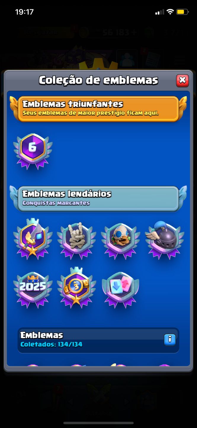 CONTA CLASH ROYALE NÍVEL 16, 3770 gemas