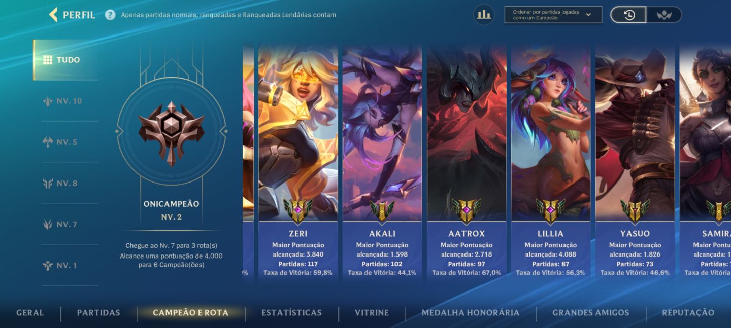 Conta de Wild Rift boa pra iniciantes