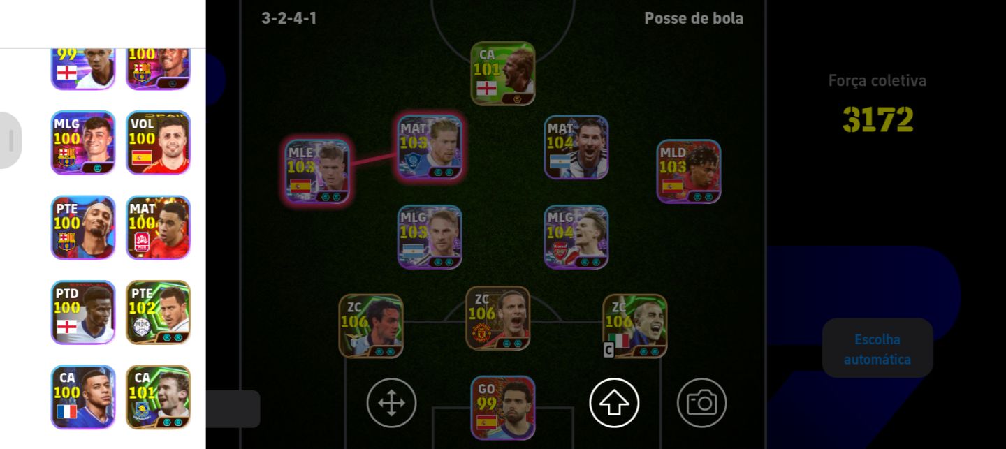Conta efutebol muita boa