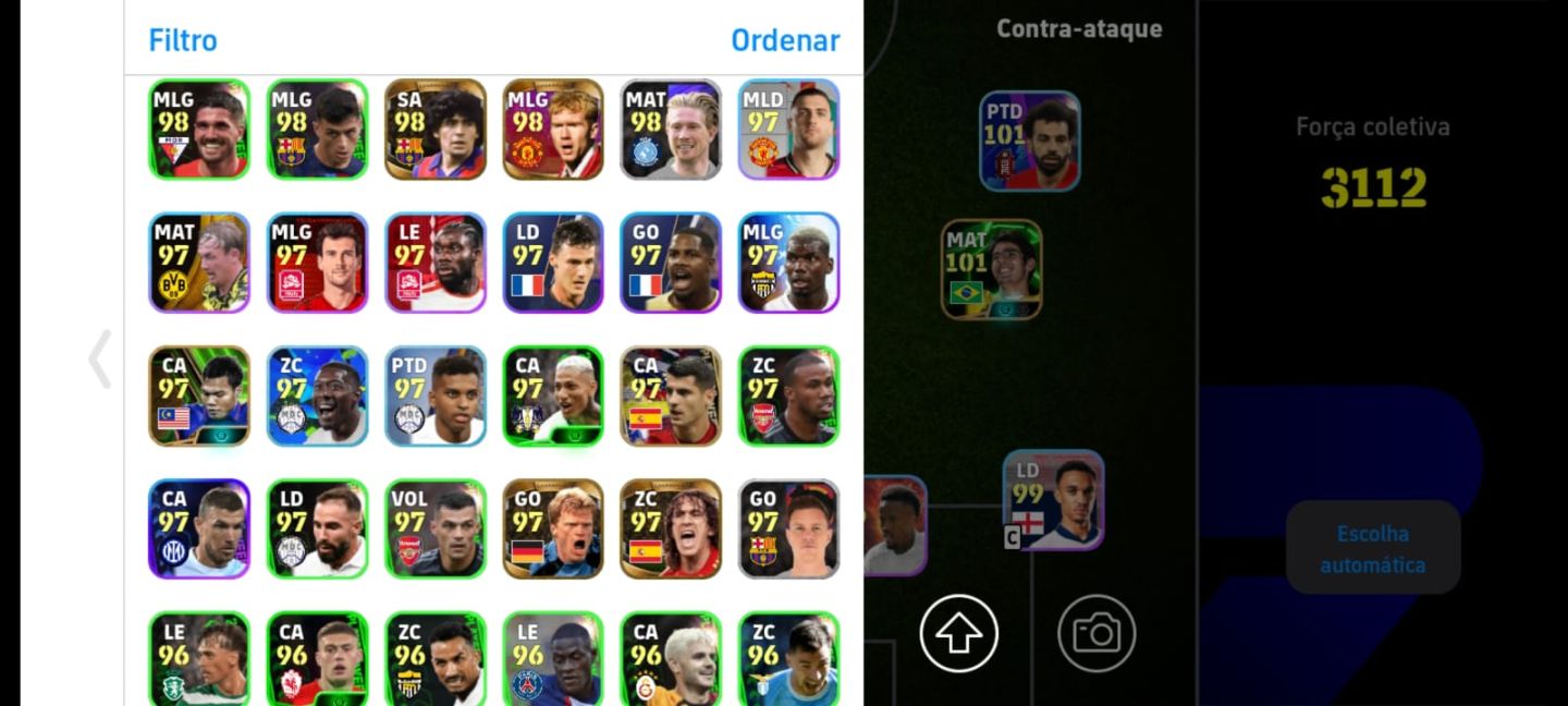 CONTA EFOOTBALL COM DIVERSOS JOGADORES RAROS