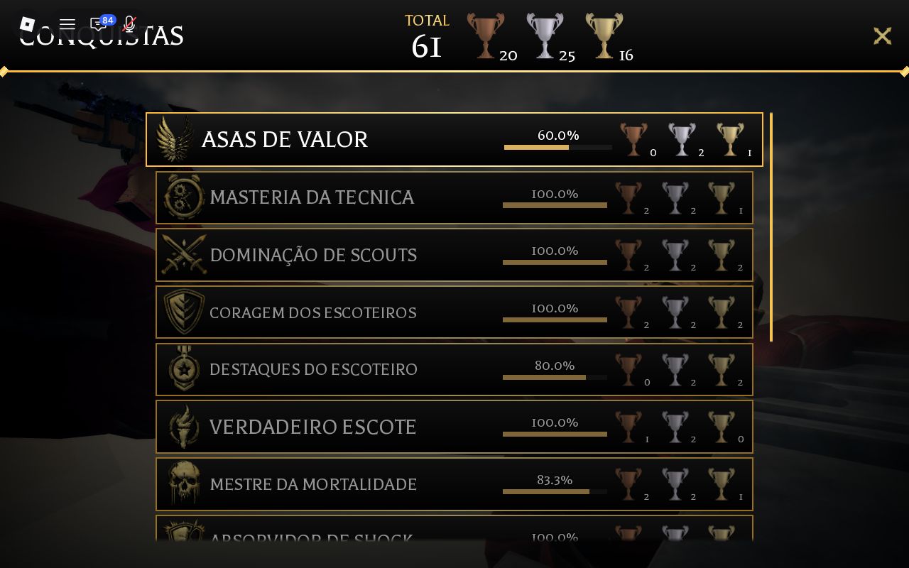CONTA AOT REVOLUTION | GRADE S- | 597M+ GOLD | TERRIBLE TORNADO x11 | DANO TS 33