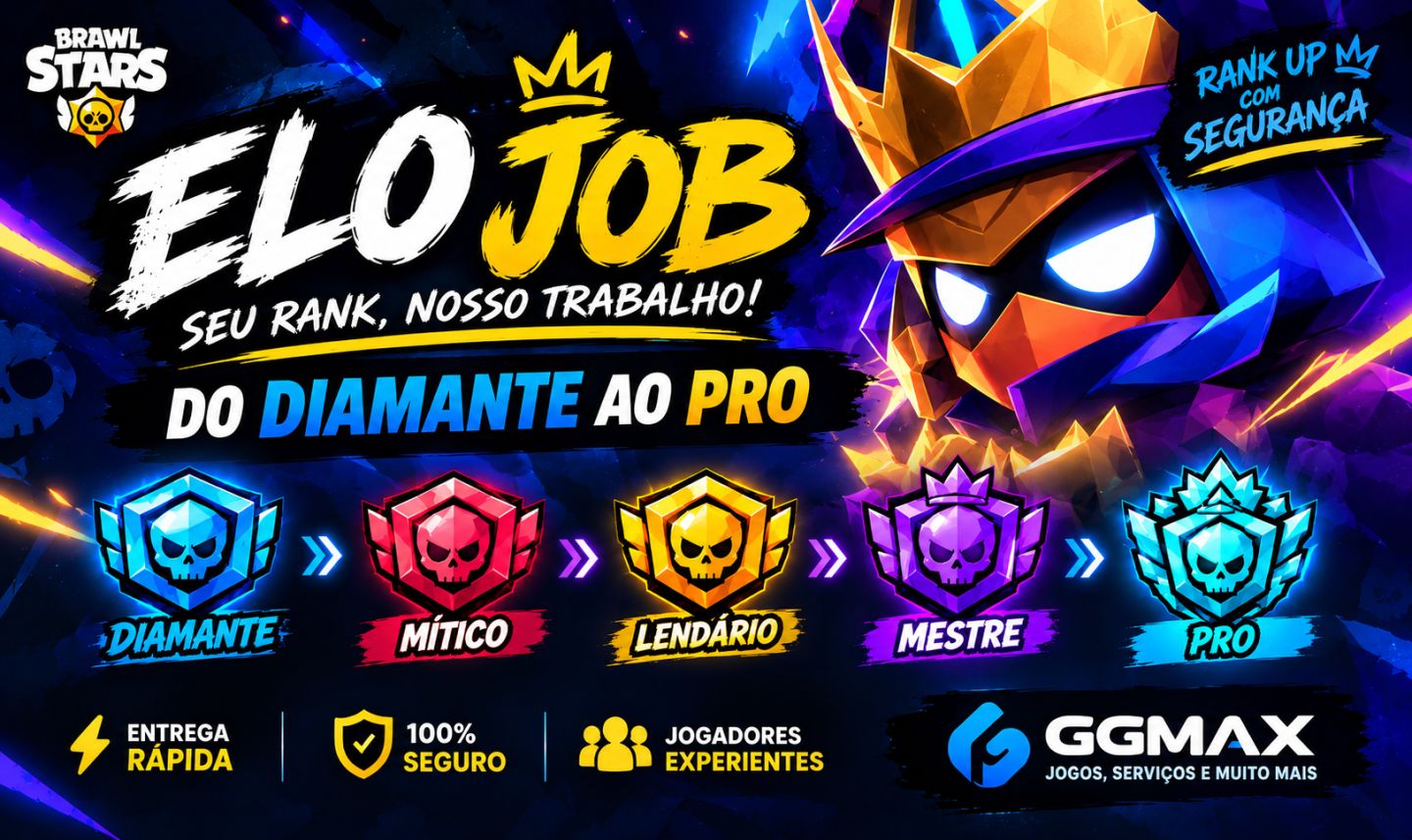 ELO JOB BRAWL STARS | DO DIAMANTE AO PRO | RÁPIDO E SEGURO