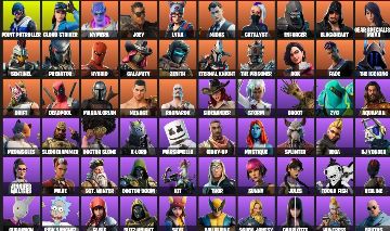 CONTA FORTNITE - 81 SKINS FULL | PODE ALTERAR E-MAIL | Kymera, Joey, Lynx