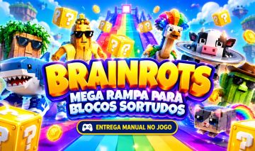 Mega rampa para blocos sortudos! PETS (Mega Ramp for Lucky Blocks! BRAINROT)