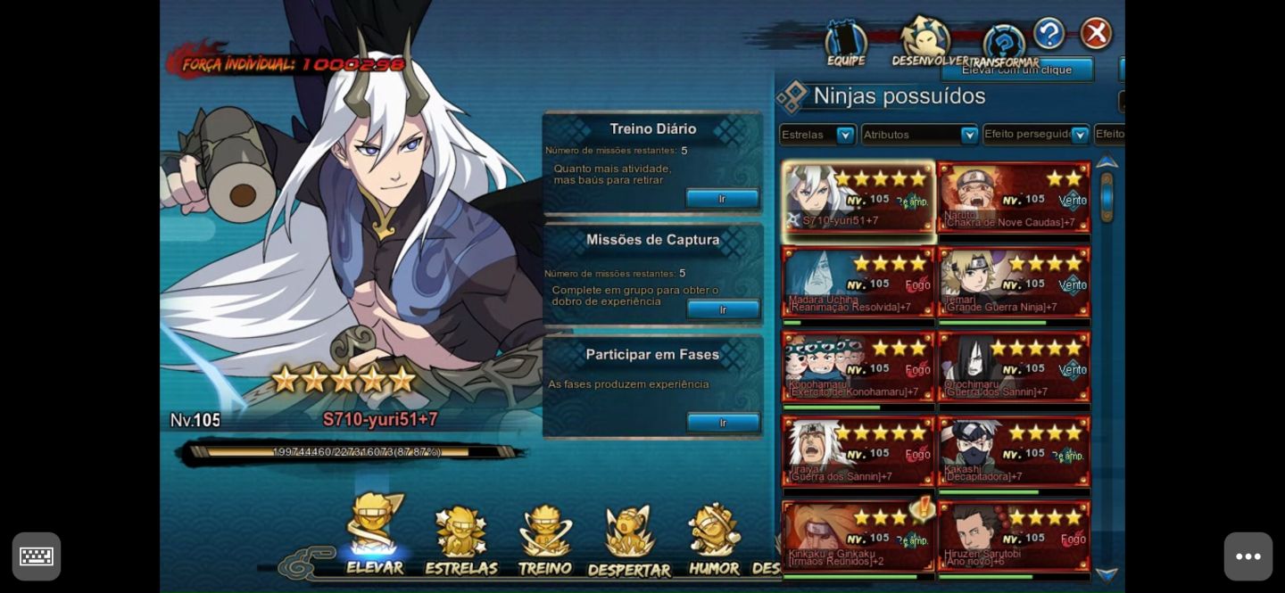 Naruto online 4k de força COM NINJAS METAS!
