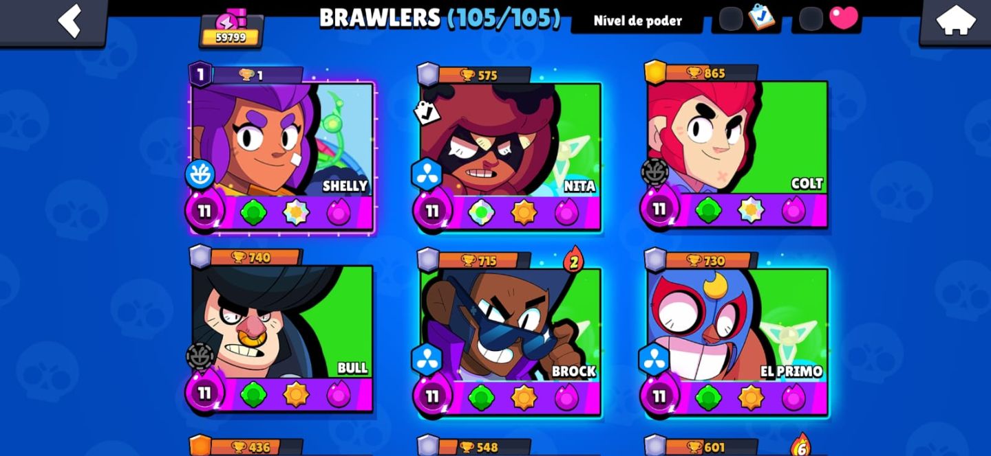 Conta de Brawl Stars muito rara.