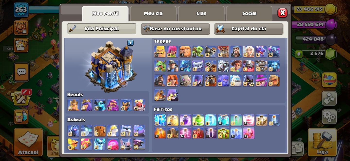 CV18 FULL RARO SKINS E PAISAGEM