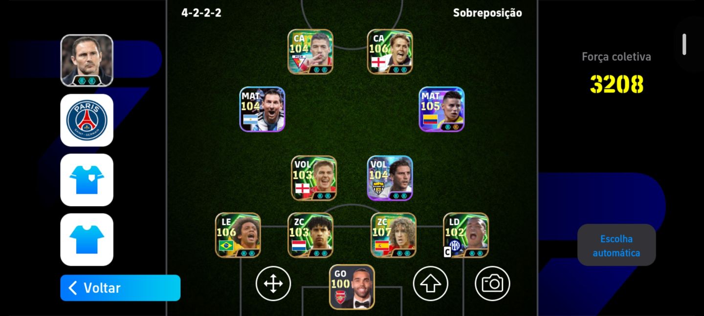 Conta de efootball com 10 jogadores de box pagas força do time 3246