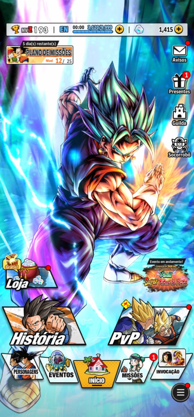 Future top , acesso id bandai