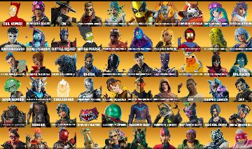 Conta fortnite com muitas skins