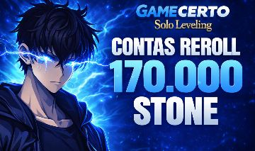 Conta Solo Leveling: Arise 170.000 núcleos / 2.078 giros