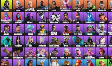 CONTA FORTNITE - 61 SKINS FULL | PODE ALTERAR E-MAIL | Spider-Gwen, Aura, Xander
