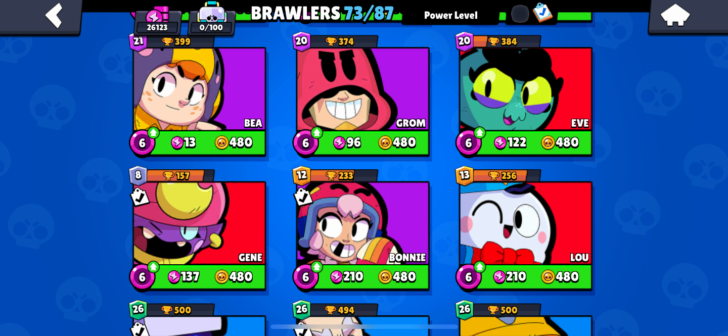 Conta brawl Stars 26K TROFÉUS!!!