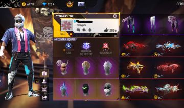 CONTA FREE FIRE GEMADA COM PRIMEIRO PASSE, TROCA NICK, BARBINHA, 600+ PEITORAIS