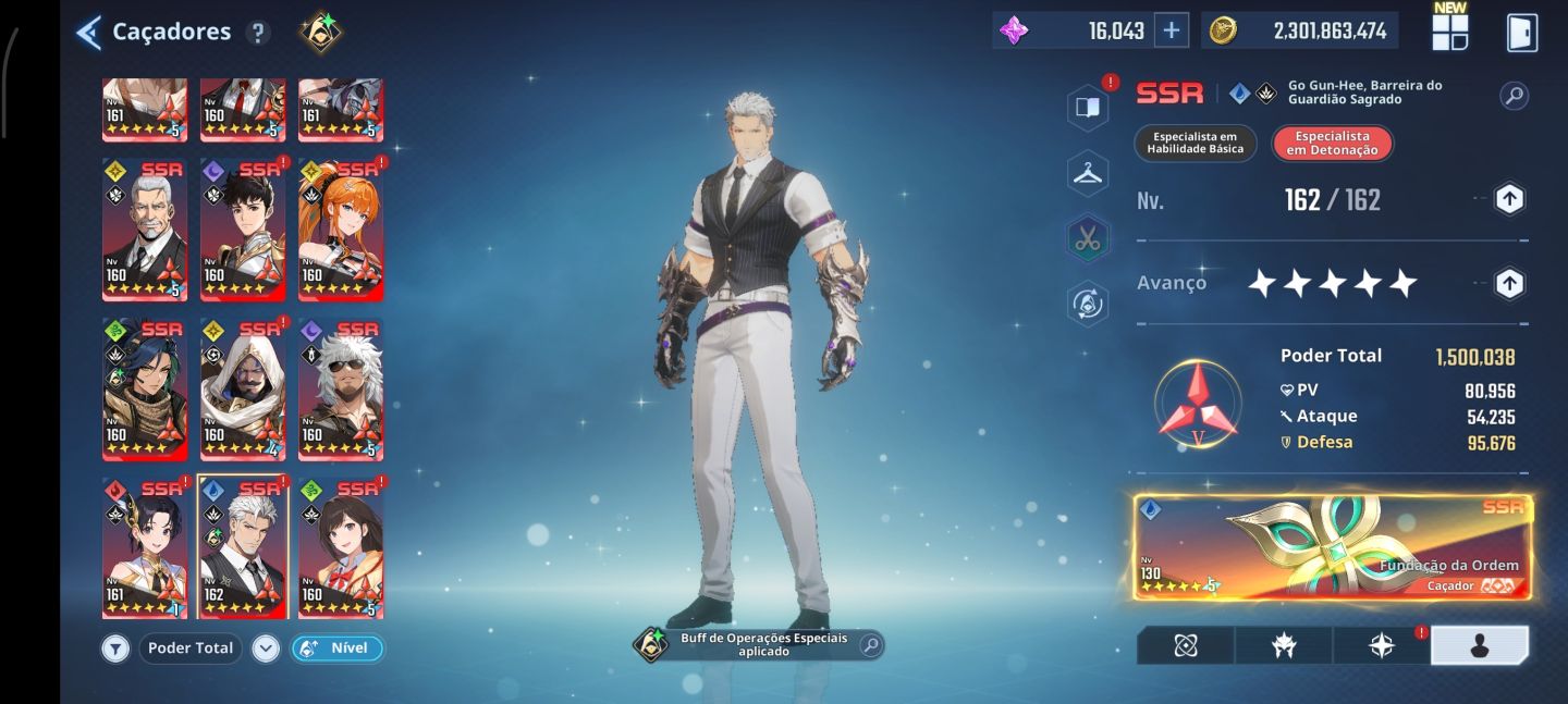 Conta Solo Leveling Arise END GAME 11MM de Poder