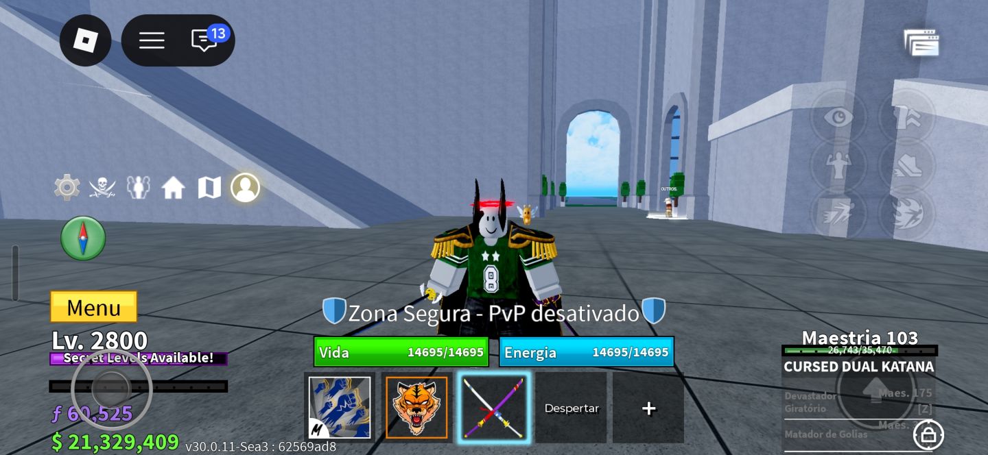 Conta Blox fruits 5 raça v4 full