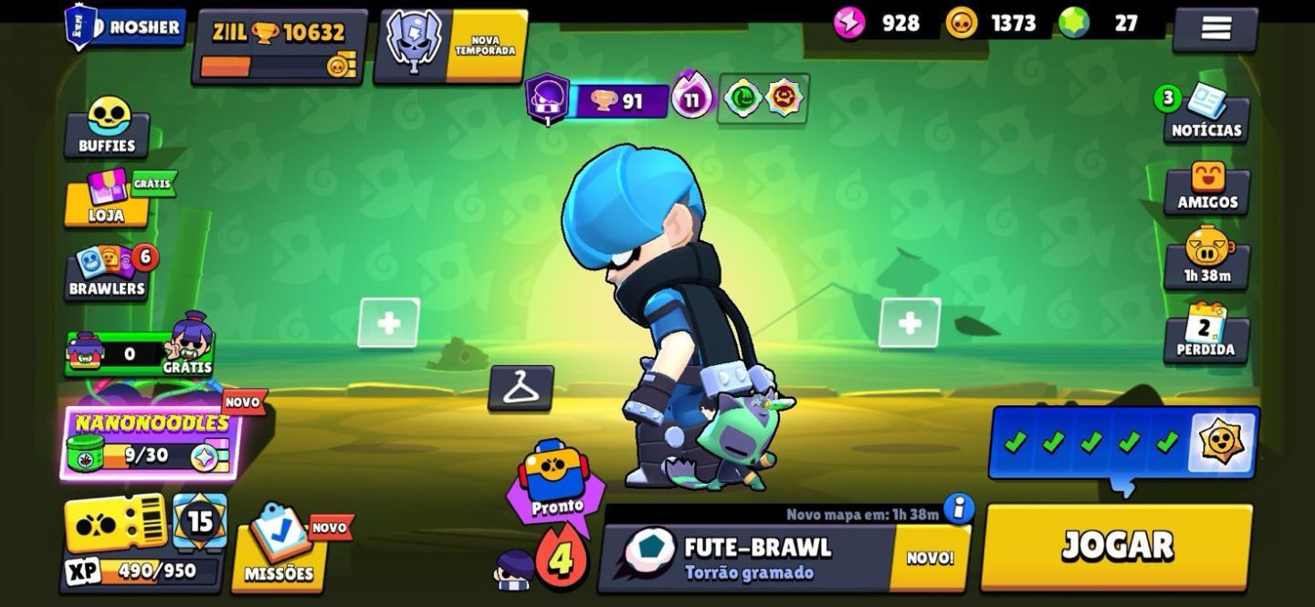 CONTA BRAWL STARS 10.6K+ TROFÉUS | 8 PRESTÍGIOS | COLT ROBÔ | VÁRIOS PODER 11