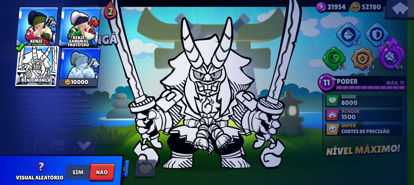 Brawl Stars 50K | 103 Brawlers | 240 SKINS | 13 Lendários | 54 Hipercargas