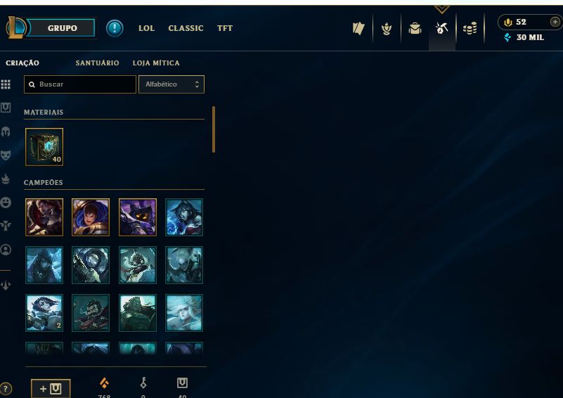 Conta gold / mmr bom / full acesso 150 skins +