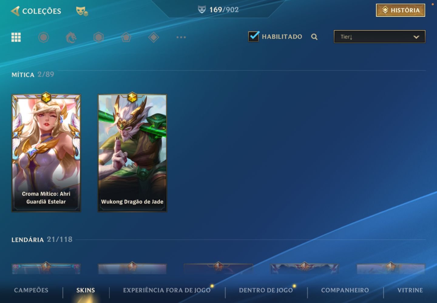 Conta Wild Rift Main sup/mid fadinha com bordas + conta lol Ahri lenda ascendida