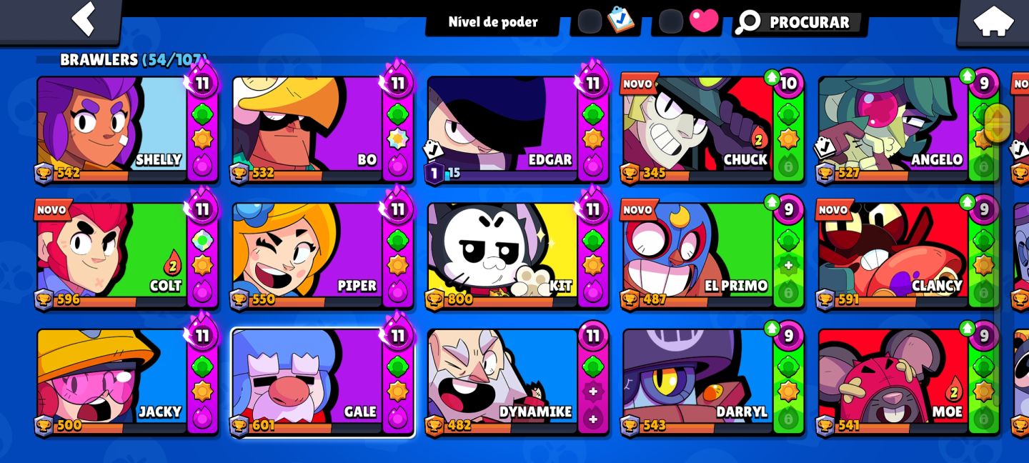 14.1K TROFÉUS | 54 BRAWLERS | CONTA TOP!