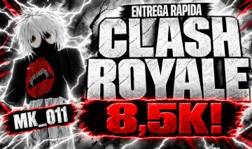 CONTA DE CLASH ROYALE 8,5K DE TROFEUS TOP!!!!!