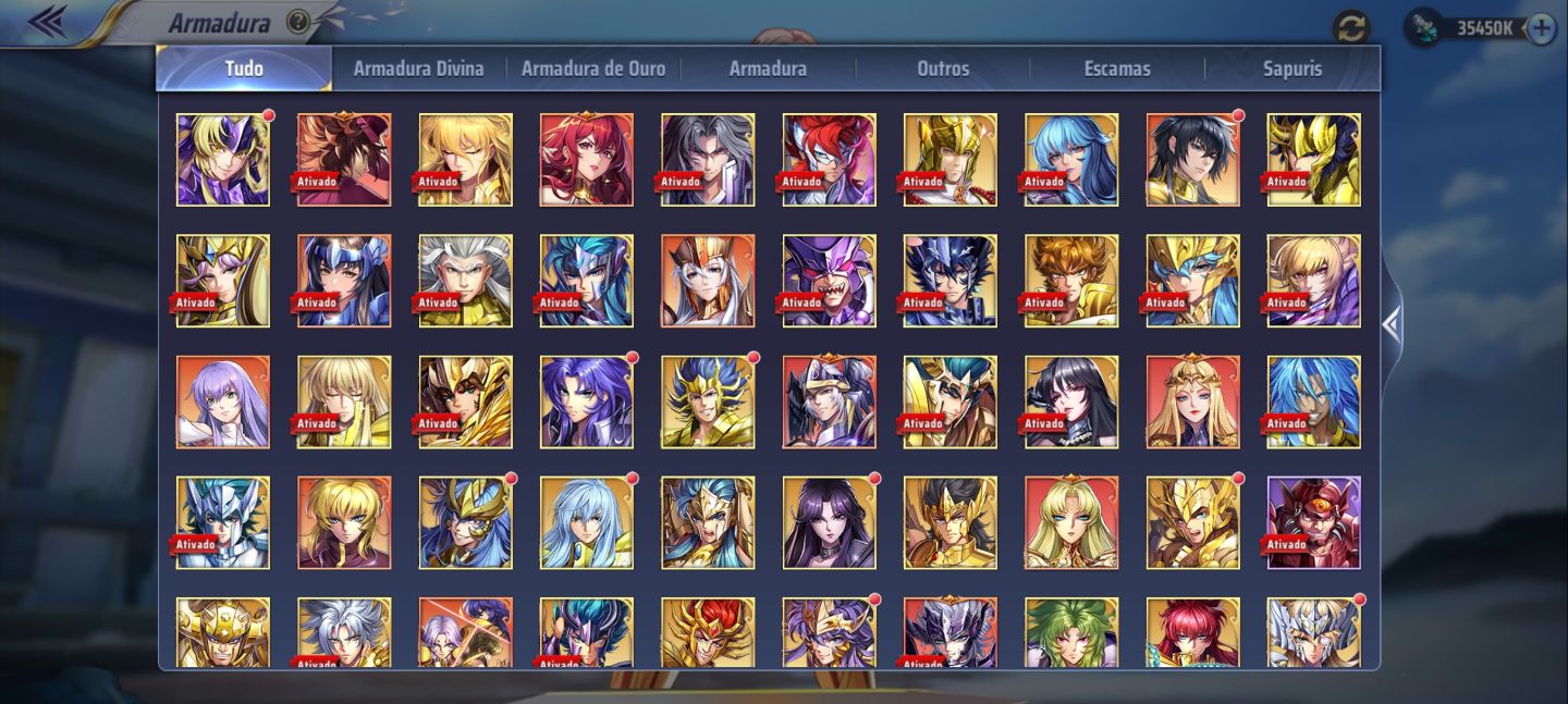 Conta forte A145- Mixer 3 LV 96 Saint Seiya wakening