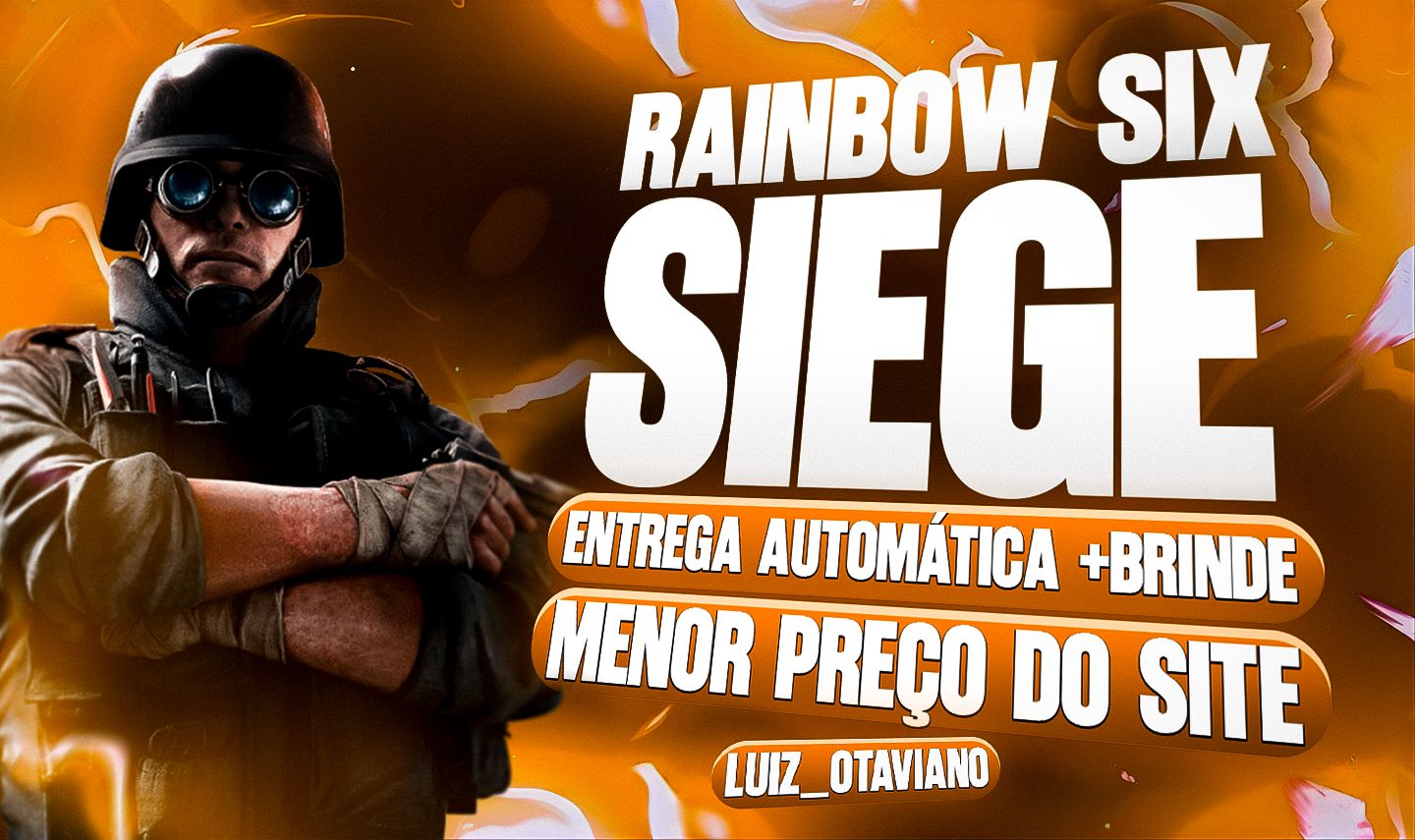 RAINBOW SIX SIEGE+ENTREGA AUTOMÁTICA+BRINDES(PROMOÇÃO)