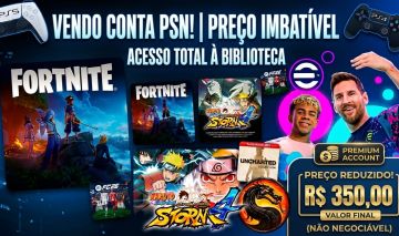 CONTA PSN COM JOGOS